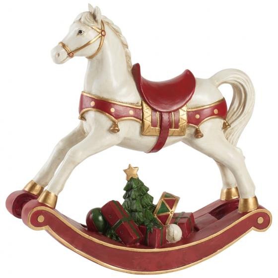 Villeroy & Boch Winter Collage Accessoires Rocking Horse XL 33x11x32cm medinis dekoras 1