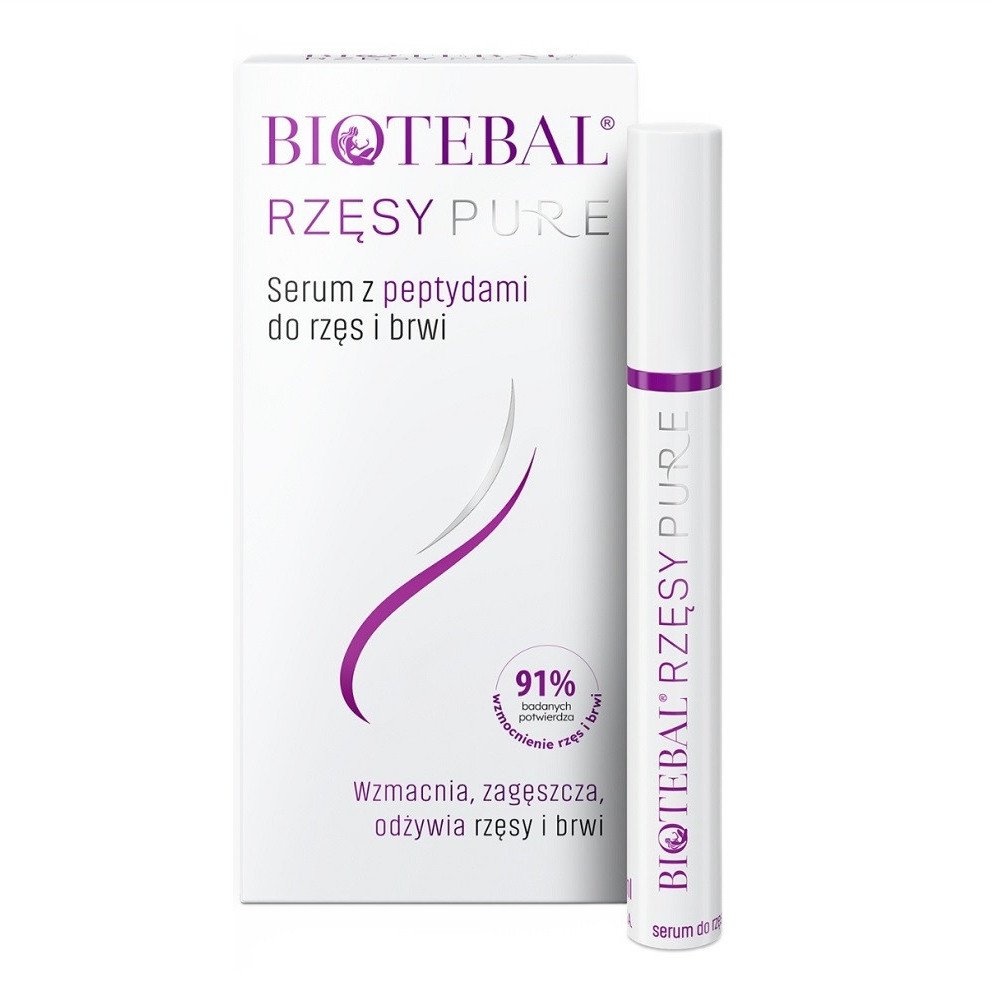 Biotebal Rzęsy Pure serum z peptydami do rzęs i brwi 3ml 1