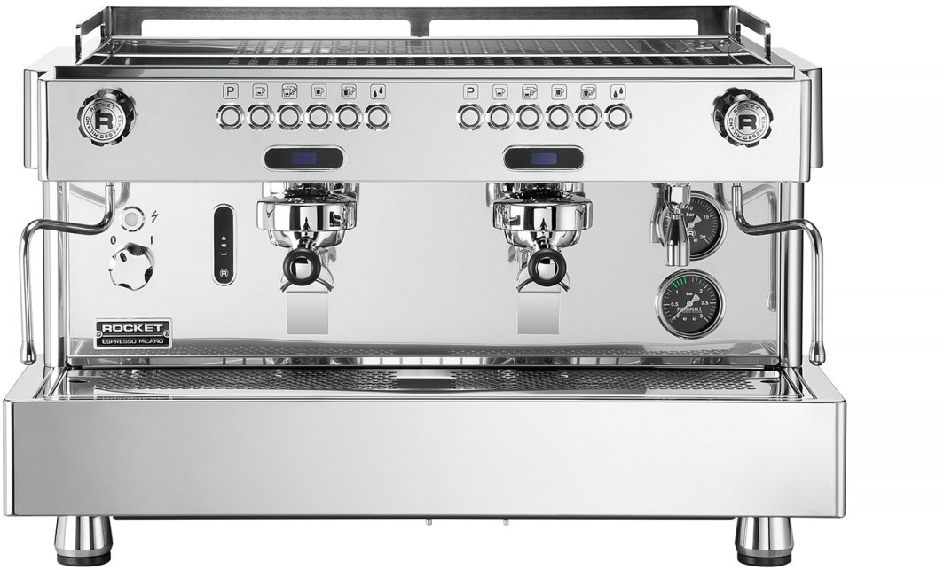 Rocket - ekspres kolbowy RE A Timer 2 grupy stalowy 1
