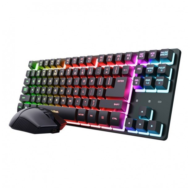 trust Zestaw bezprzewodowy klawiatura + mysz GXT832 Thado 1
