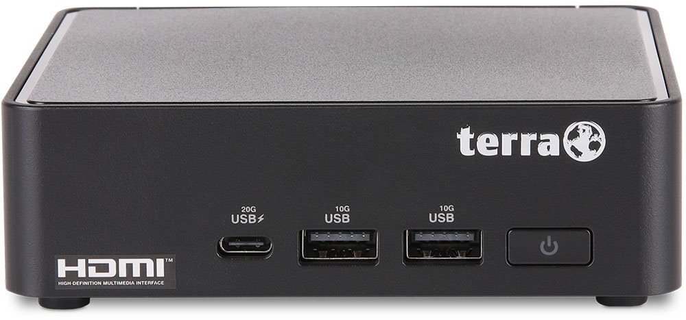 TERRA PC-Micro 5000 SILENT GREENLINE Intel Core 3 100U 8 GB DDR5-SDRAM 500 GB SSD Micro PC Mini PC Czarny 1