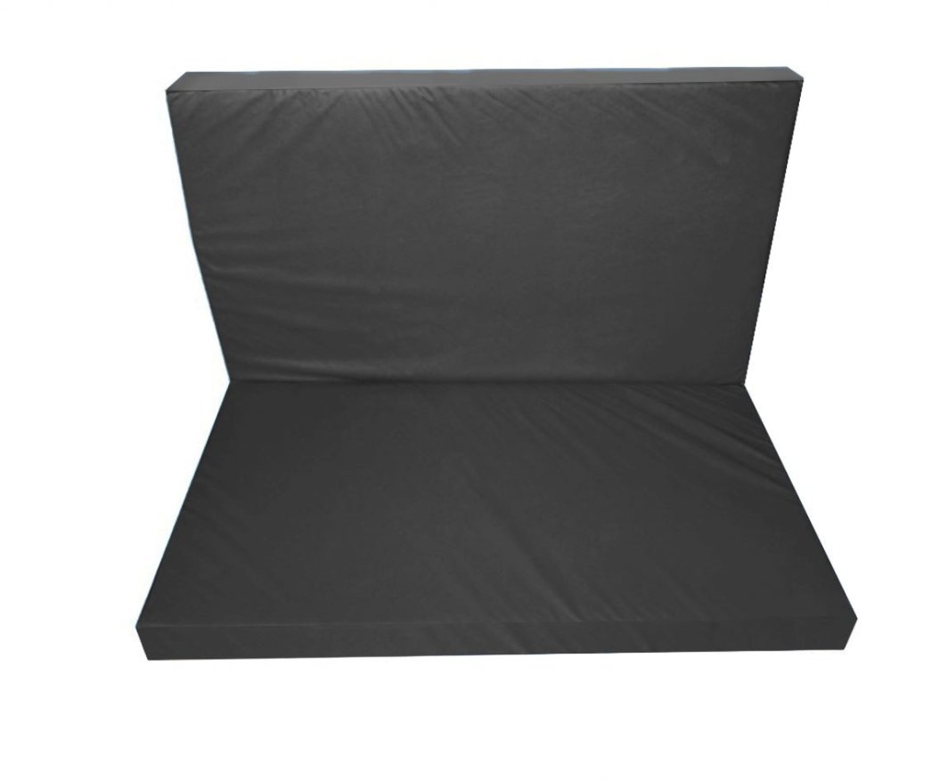 Materac gimnastyczny KIDS 120x100x8 cm dla dzieci grafitowy 1