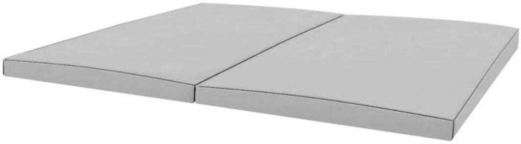Materac gimnastyczny szary KIDS 200x100x5 cm składany 2-częściowy amortyzacja 1