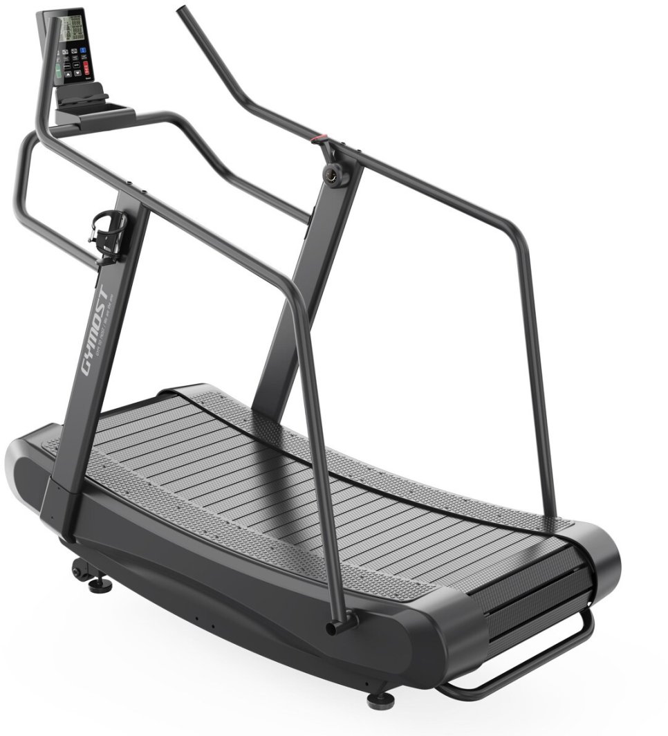 Bieżnia Mechaniczna Freelander 6398 LCD z długimi poręczami Gymost (GYM-6398-CB) 1
