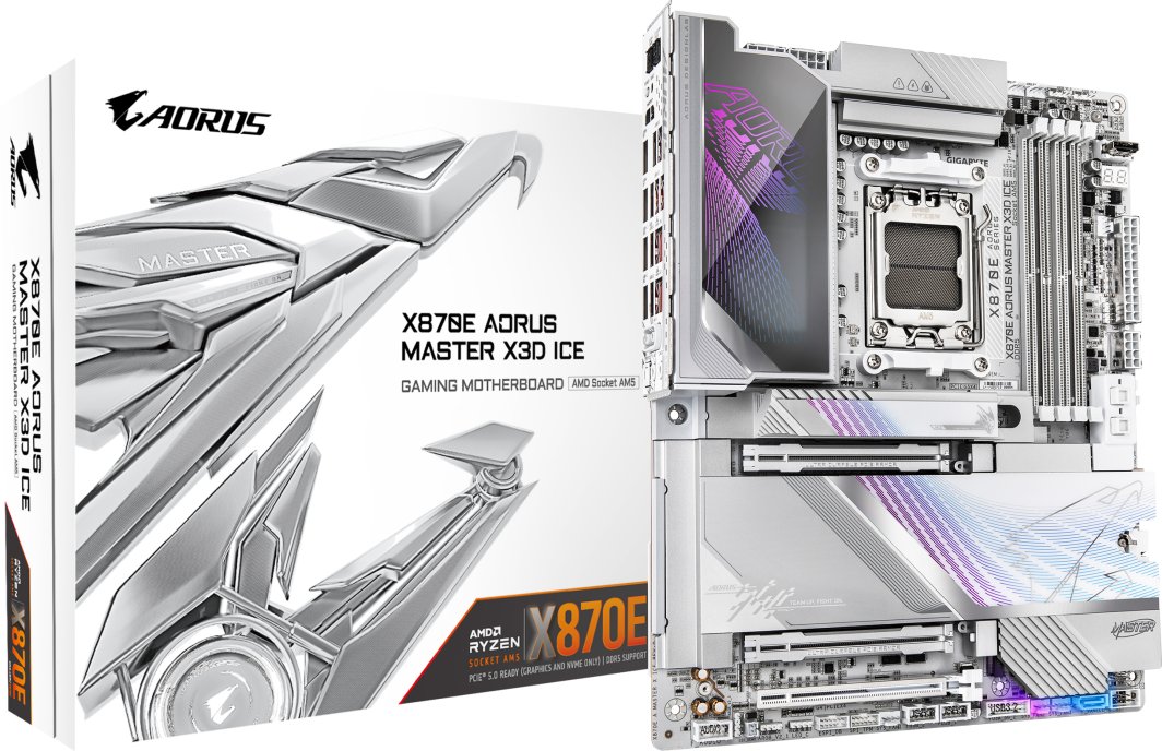 Płyta główna Gigabyte X870E AORUS MASTER X3D ICE 1