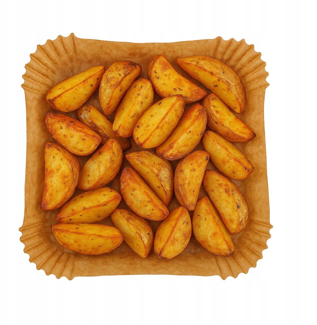 WKŁAD PAPIEROWY PAPIER DO FRYTKOWNICY BEZTŁUSZCZOWEJ AIR FRYER 20cm 300 SZT 1