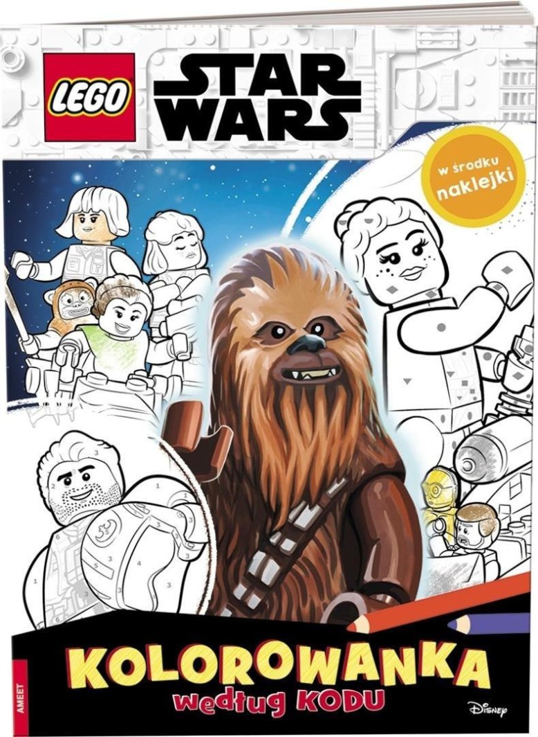 Lego Star Wars. Kolorowanka według kodu 1