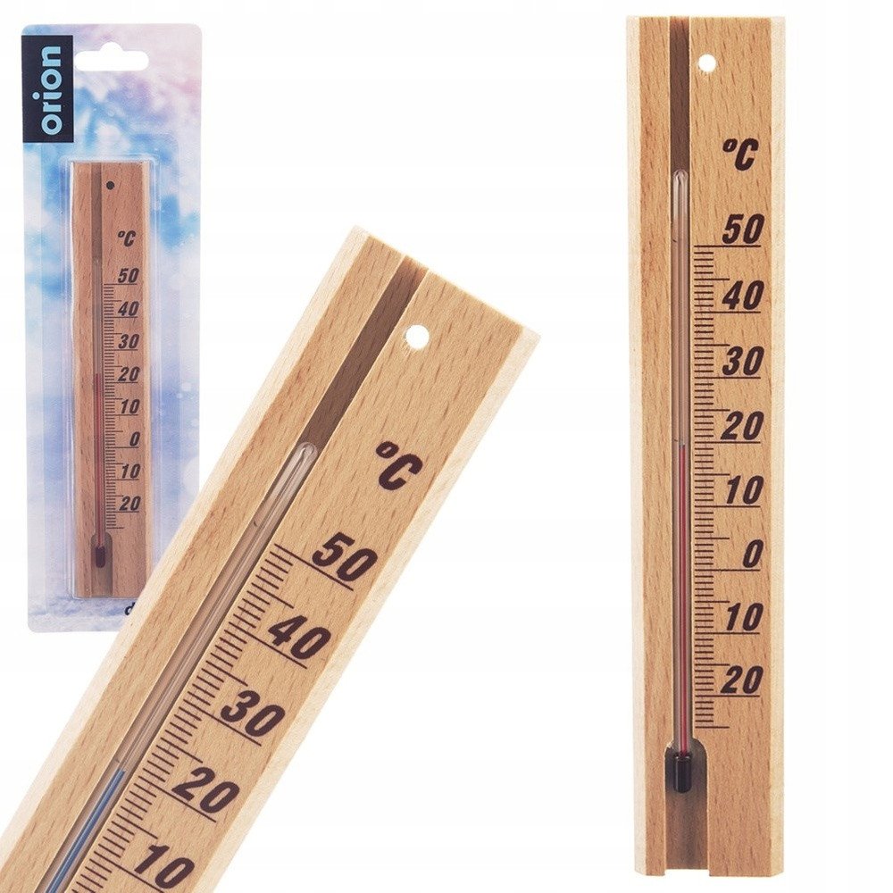 Termometr uniwersalny drewniany 20 cm 1