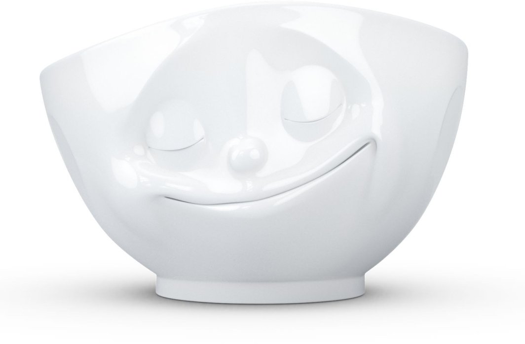 FIFTYEIGHT Schale 1000ml - Glücklich weiß