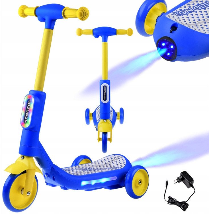 Odrzutowa Hulajnoga elektryczna dla dzieci muzyka DISCO Para wodna SP0840 1