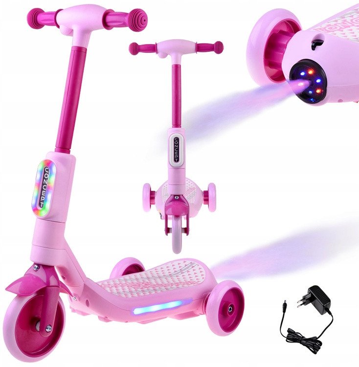 Odrzutowa Hulajnoga elektryczna dla dzieci muzyka DISCO Para wodna SP0840 1