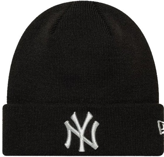 Czapka zimowa NEW ERA NY Yankees MLB Metallic Cuff Knit Beanie czarna 1