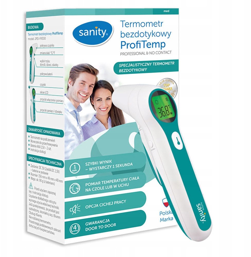 SANITY_ProfiTemp termometr bezdotykowy JPD-FR300 1