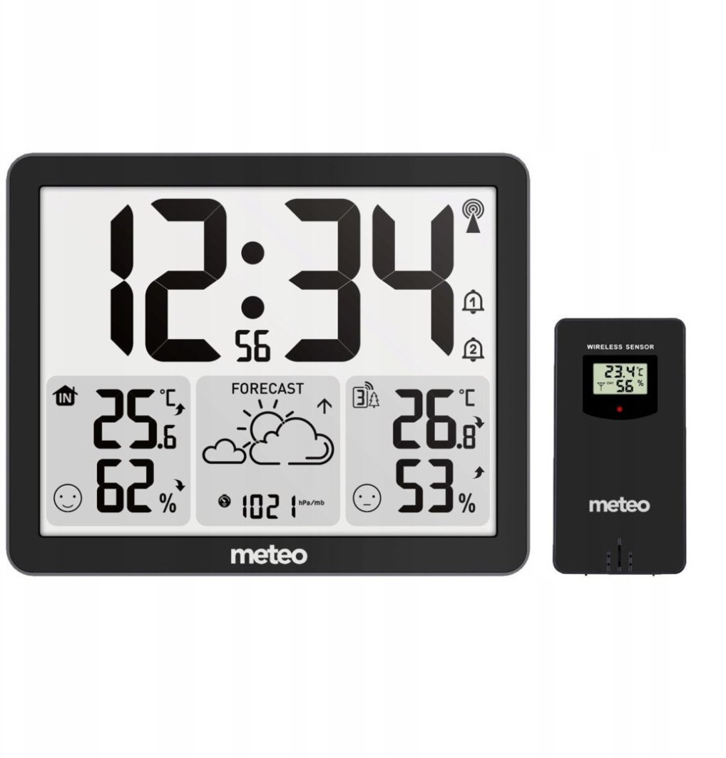 Stacja pogodowa z DCF meteo SP201 z pogodynką 1