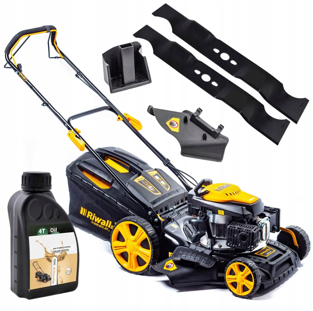 Kosiarka spalinowa Riwall KOSIARKA SPALINOWA Z NAPĘDEM 51CM 9w1 Z NAPĘDEM 5190 Z 2 NOŻAMI 1