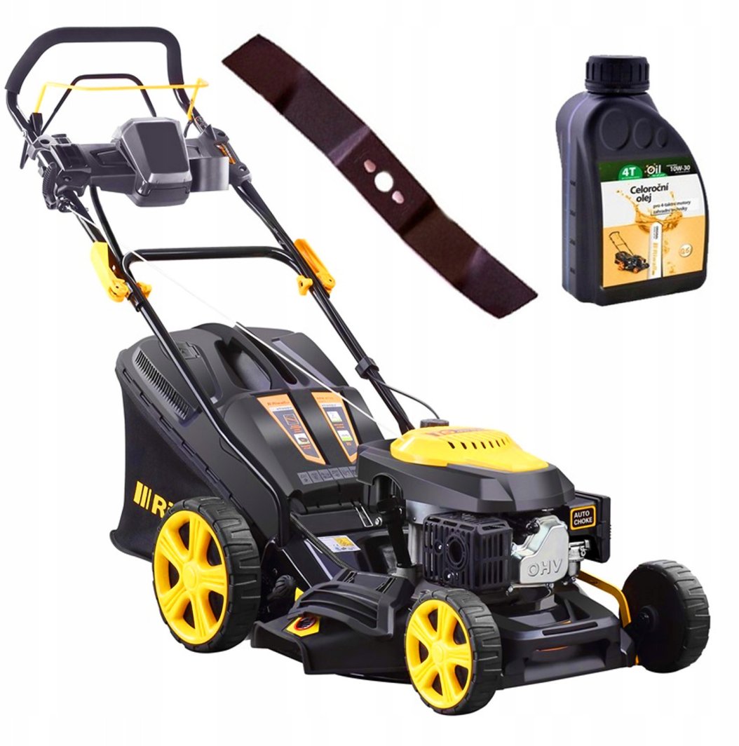 Kosiarka spalinowa Riwall MOCNA KOSIARKA SPALINOWA Z NAPĘDEM 46CM PRO CICHA 139CC NOWY MODEL 1