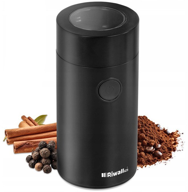 MŁYNEK ELEKTRYCZNY DO MIELENIA KAWY CUKRU ORZECHÓW ZBOŻA 150W RIWALL RQ-01 1