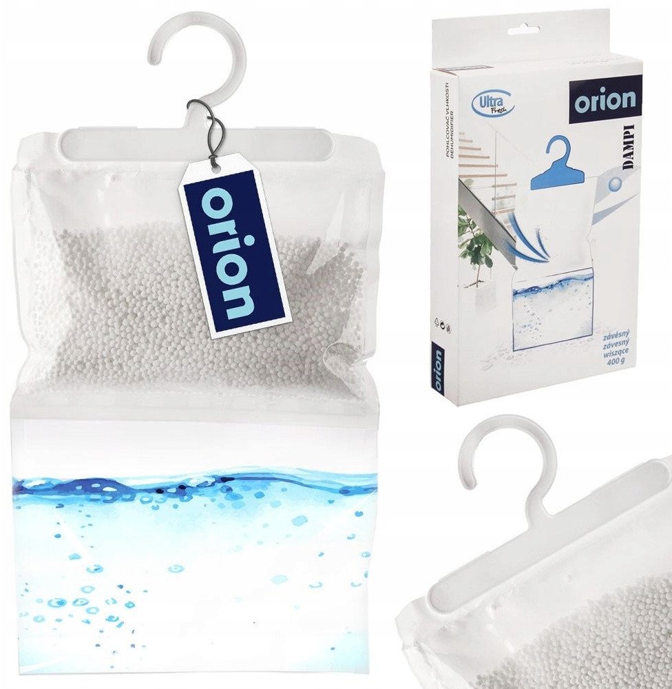 Pochłaniacz Wilgoci Wiszący Duży 400 g ORION do Szafy i Garderoby 1