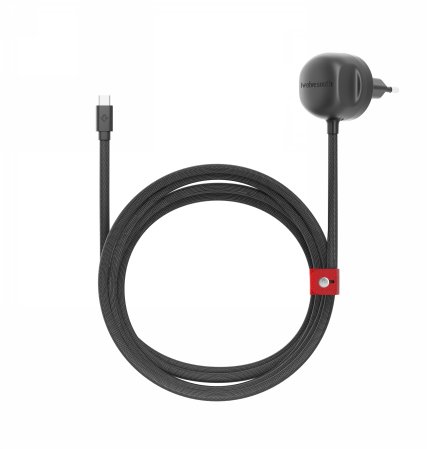 Twelve South PowerCord EU - ładowarka sieciowa 30W z kablem USB-C 3m (slate) 1