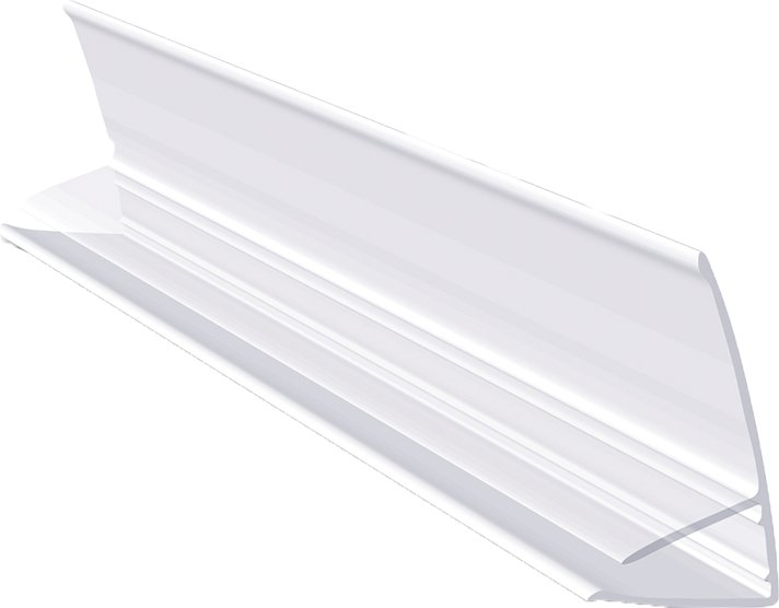 F-profil 2000mm, bezbarwny do poliwęglanu 8-10mm 1