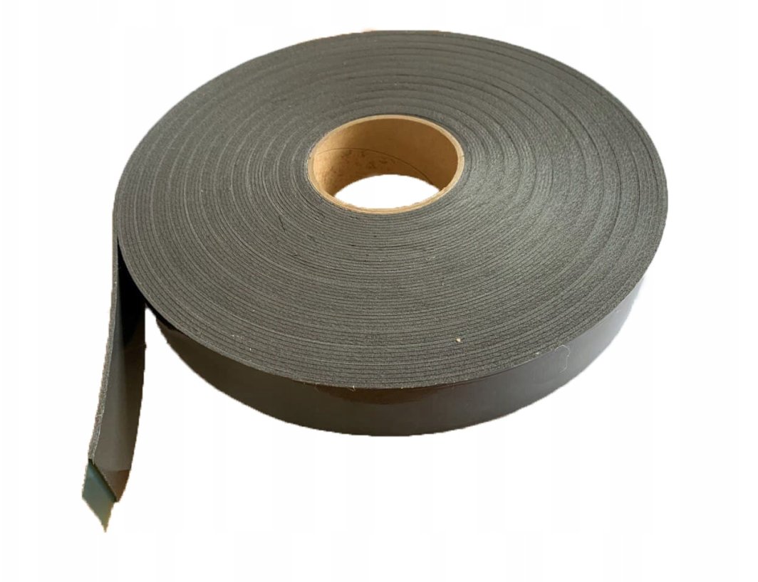 Taśma piankowa (akustyczna) PE 40x3mm rolka 30m (czarna) 1