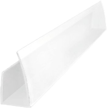 U-profil zamykający 2100mm mleczny 10mm 1