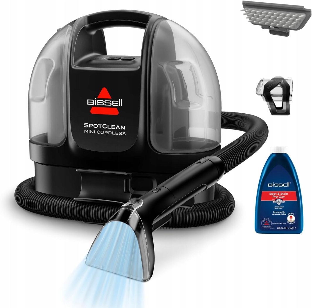 BISSELL 40651 SpotClean Mini bezprzewodowy odkurzacz piorący z akcesoriami 1