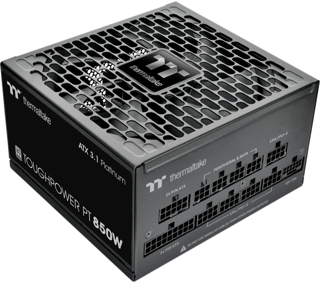 Toughpower PT 850W(1x 12 Pin High Power GPU, 4x PCIe, Kabelmanagement, 850 Watt)