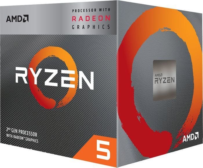 Procesor AMD Ryzen 5 3400G, 3.7 GHz, 4 MB, BOX (YD3400C5FHSBX) 1