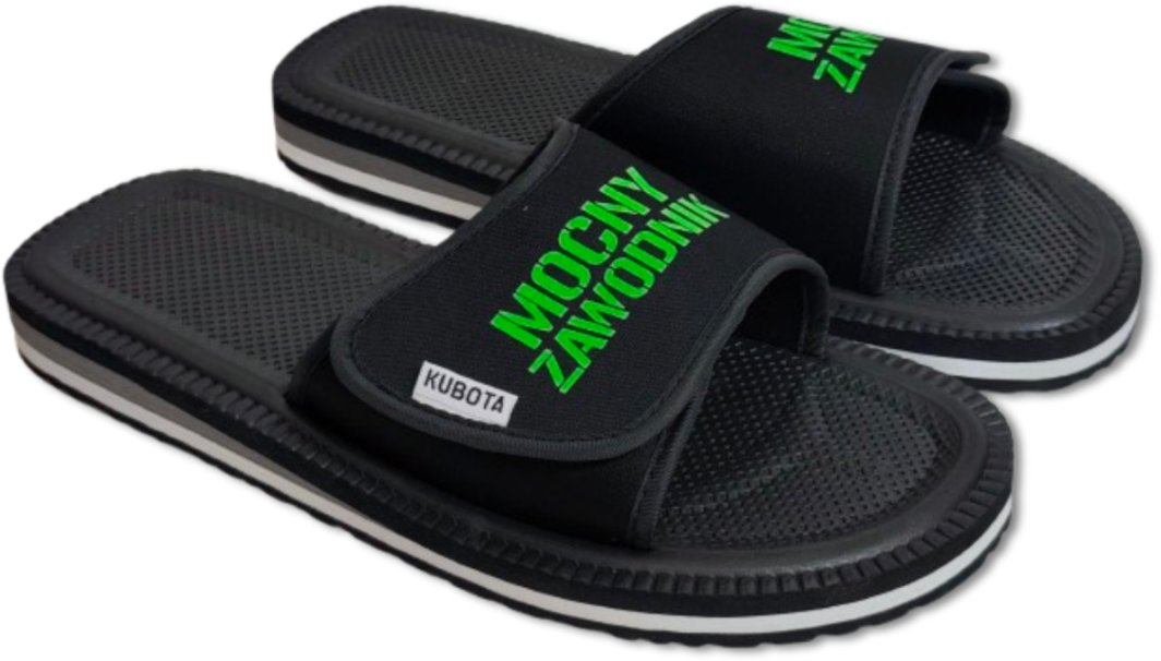 Piankowe klapki Kubota - Rzep Rozmiar 43 Mocny zawodnik 1