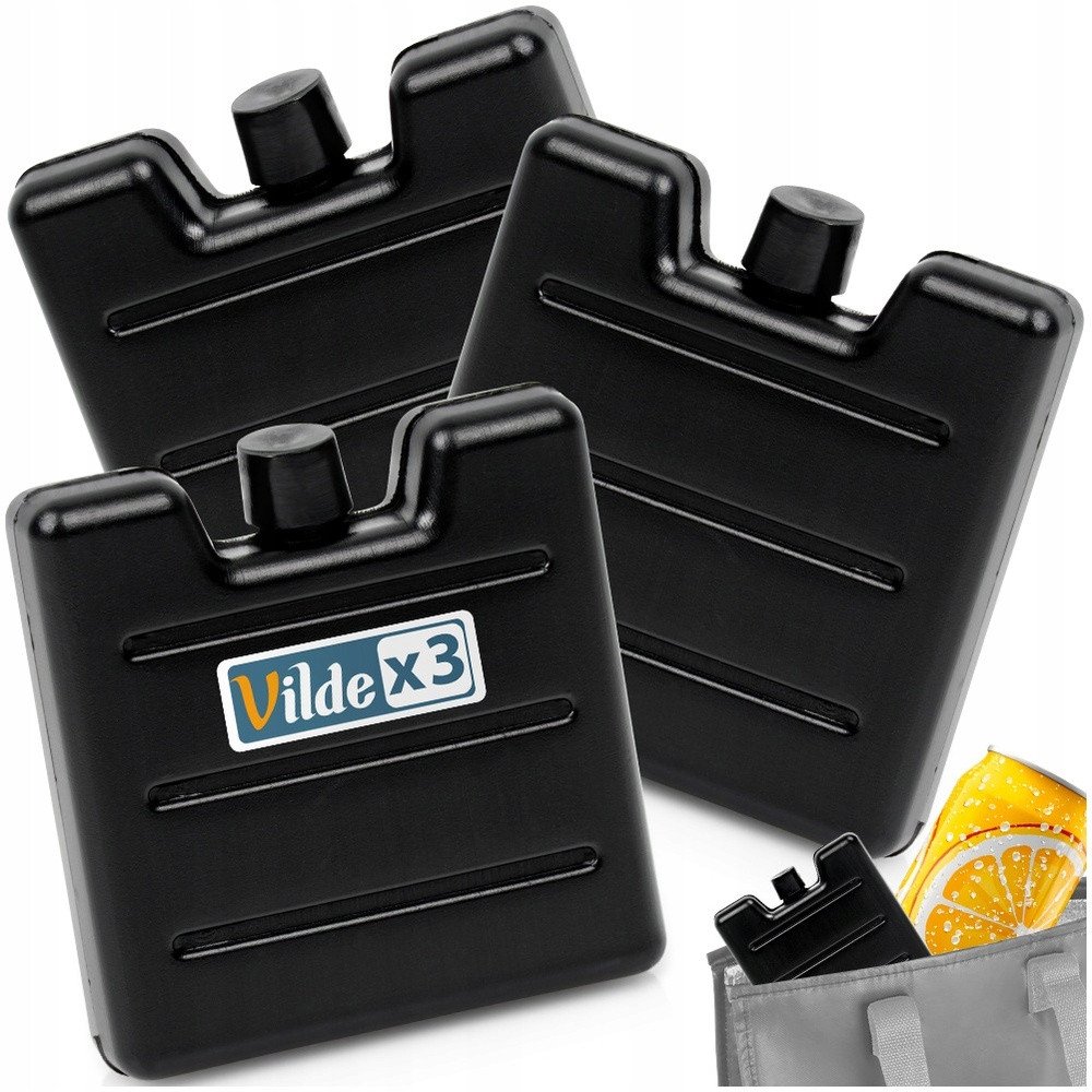 Wkład Chłodzący do Lodówki 70 ml 3 szt. VILDE Turystycznej Czarny 1