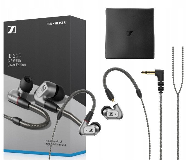 Sennheiser IE 200 srebrny 1