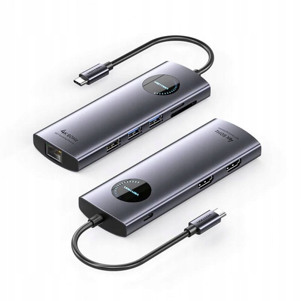 Vention 9in1 MST USB-C 4K 100W PD 5Gbps 1