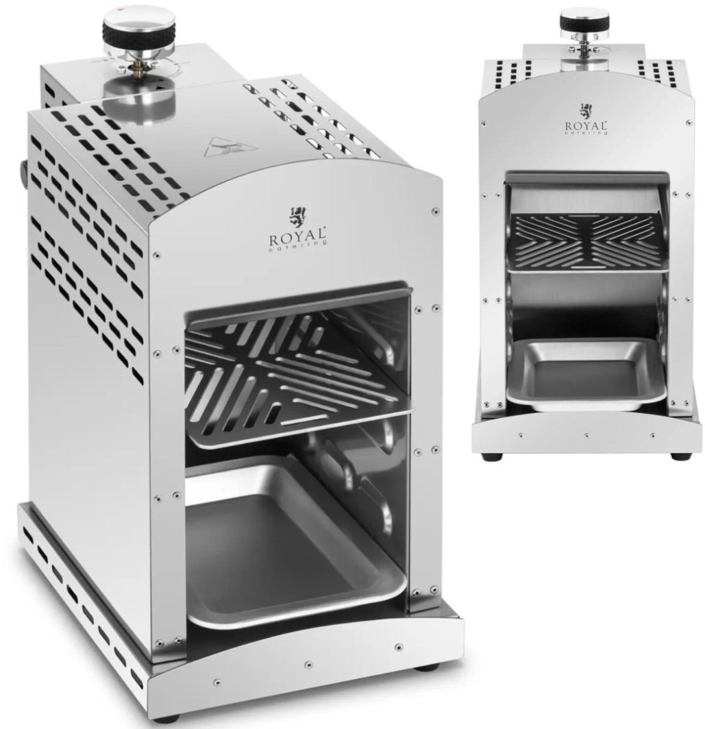 Grill gazowy do steków na propan-butan 800C 3500 W Royal Catering 1