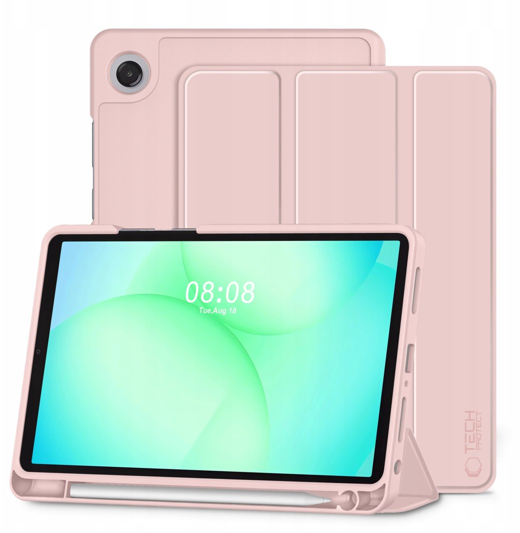 Etui Tech-Protect SmartCase Pen do Samsung Galaxy Tab A9 / A11 8.7 X110 / X115 / X133 / X135 Pink 1