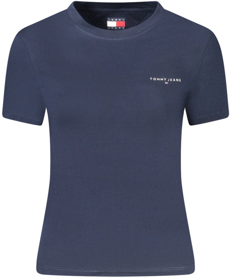 TOMMY HILFIGER DAMSKI T-SHIRT Z KRÓTKIM RĘKAWEM NIEBIESKI M 1