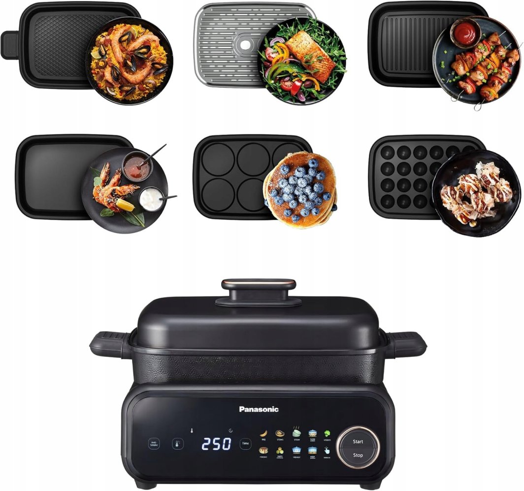 Panasonic NF-GM600 Multicooker wielofunkcyjny garnek 6w1 1400W 40-250 C 1