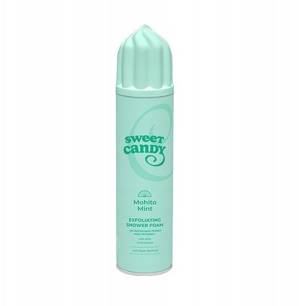 SWEET CANDY Pianka pod prysznic złuszczająca Mohito Mint 250 ml 1