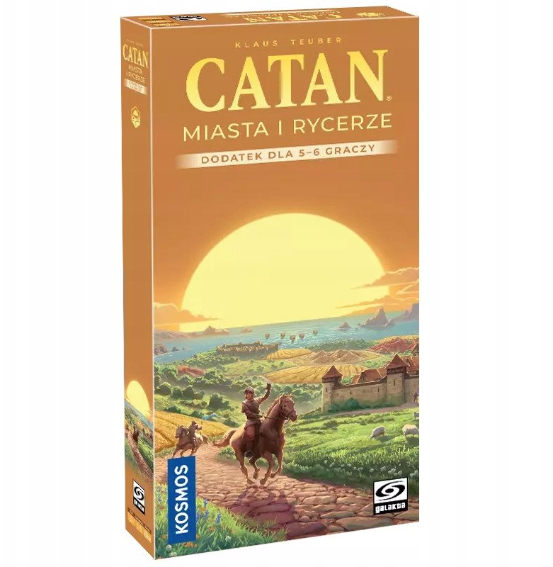 Galakta Dodatek do gry Catan: Miasta i Rycerze - Dodatek dla 5-6 graczy (edycja 2025) 1