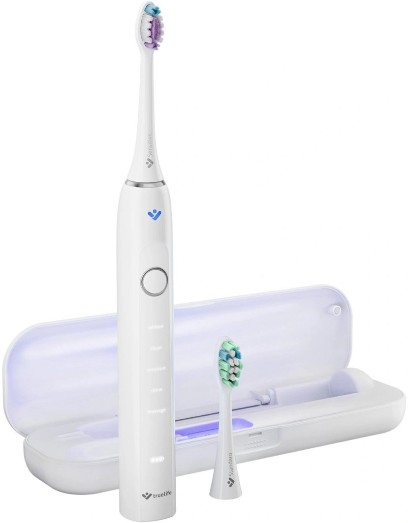 Szczoteczka soniczna do zębów TrueLife SonicBrush Clean70 UV biała IPX8 1