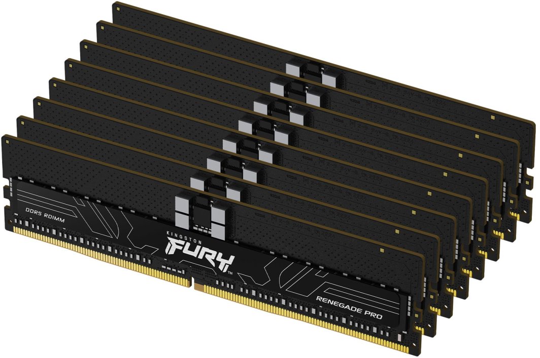 KINGSTON 256GB 6800MT/s DDR5 ECC Reg CL34 DIMM Kit of 8 FURY Renegade Pro XMP 1