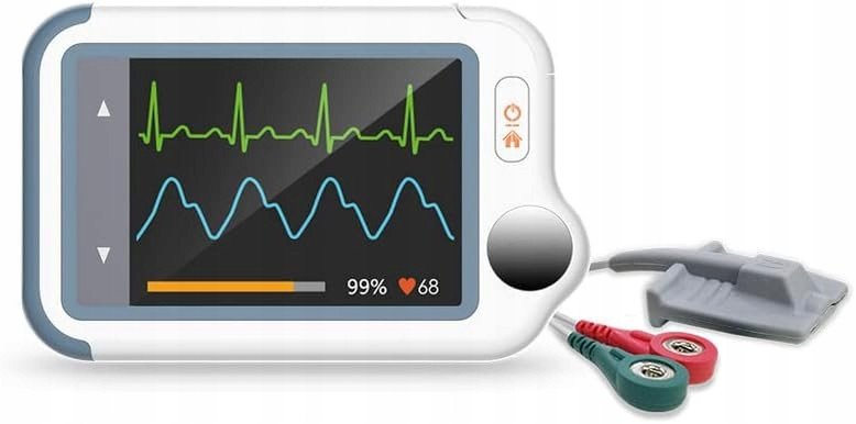 Wellue Checkme Lite Plus monitor serca urządzenie EKG z pulsoksymetrem 1