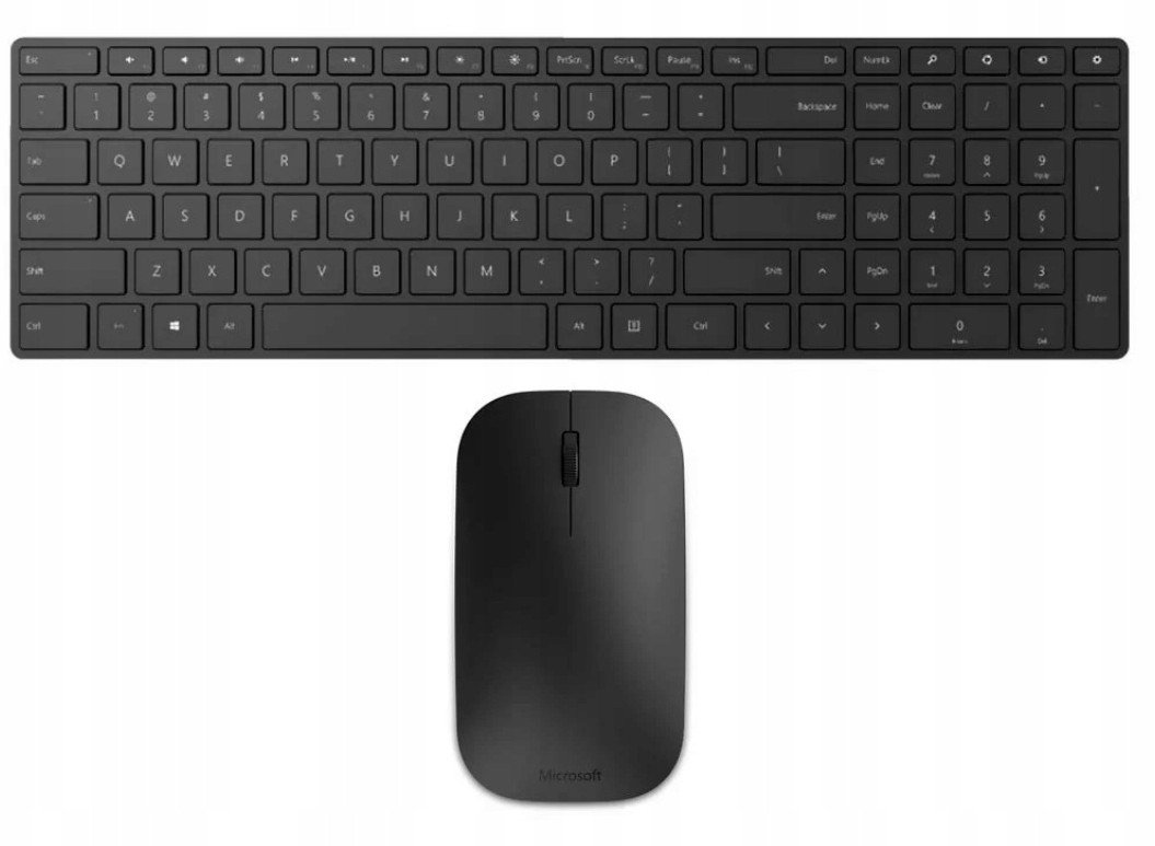 Zestaw Bezprzewodowy Microsoft Designer BT Optyczna QWERTY IDEALNY DO BIURA 1