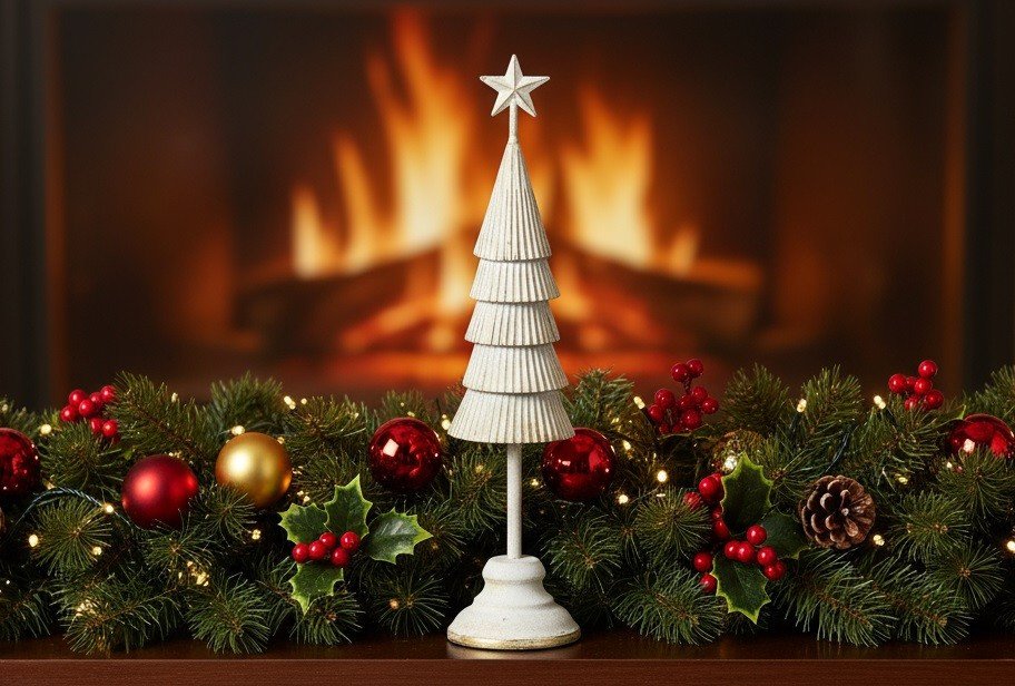 Figurka świąteczna Choinka metalowa 47,5 cm RF0054 1