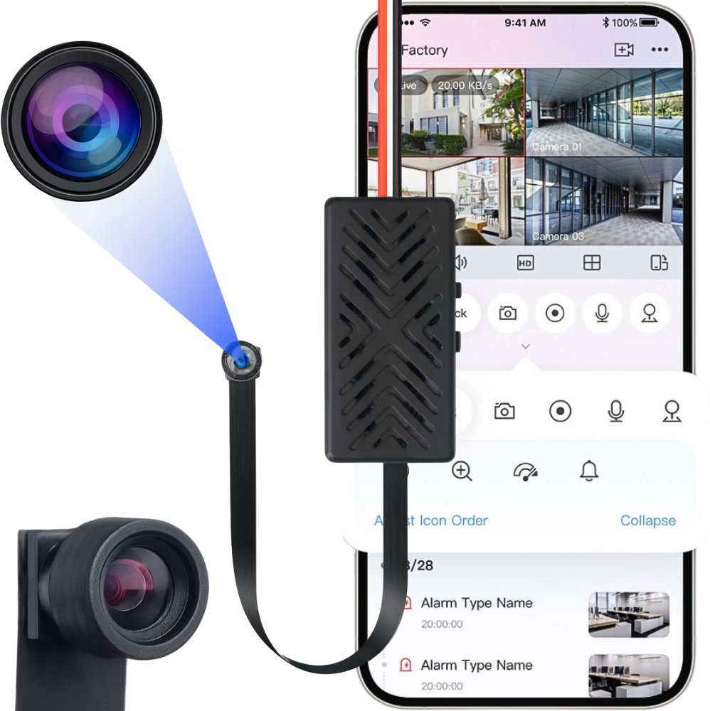 MINI KAMERA WIFI SZPIEGOWSKA UKRYTA ANDROID ZDALNY PODGLĄD CZUJNIK RUCHU 1