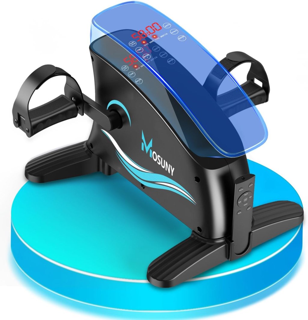 MOSUNY Trenażer rowerowy elektryczny z pedałami 15 prędkości 2025 1