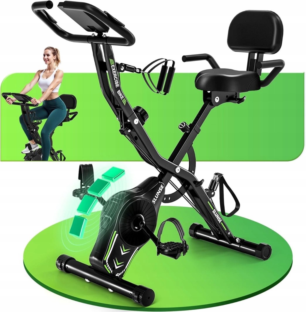 SLUNS Rower treningowy regulowany opór do 160 kg 1