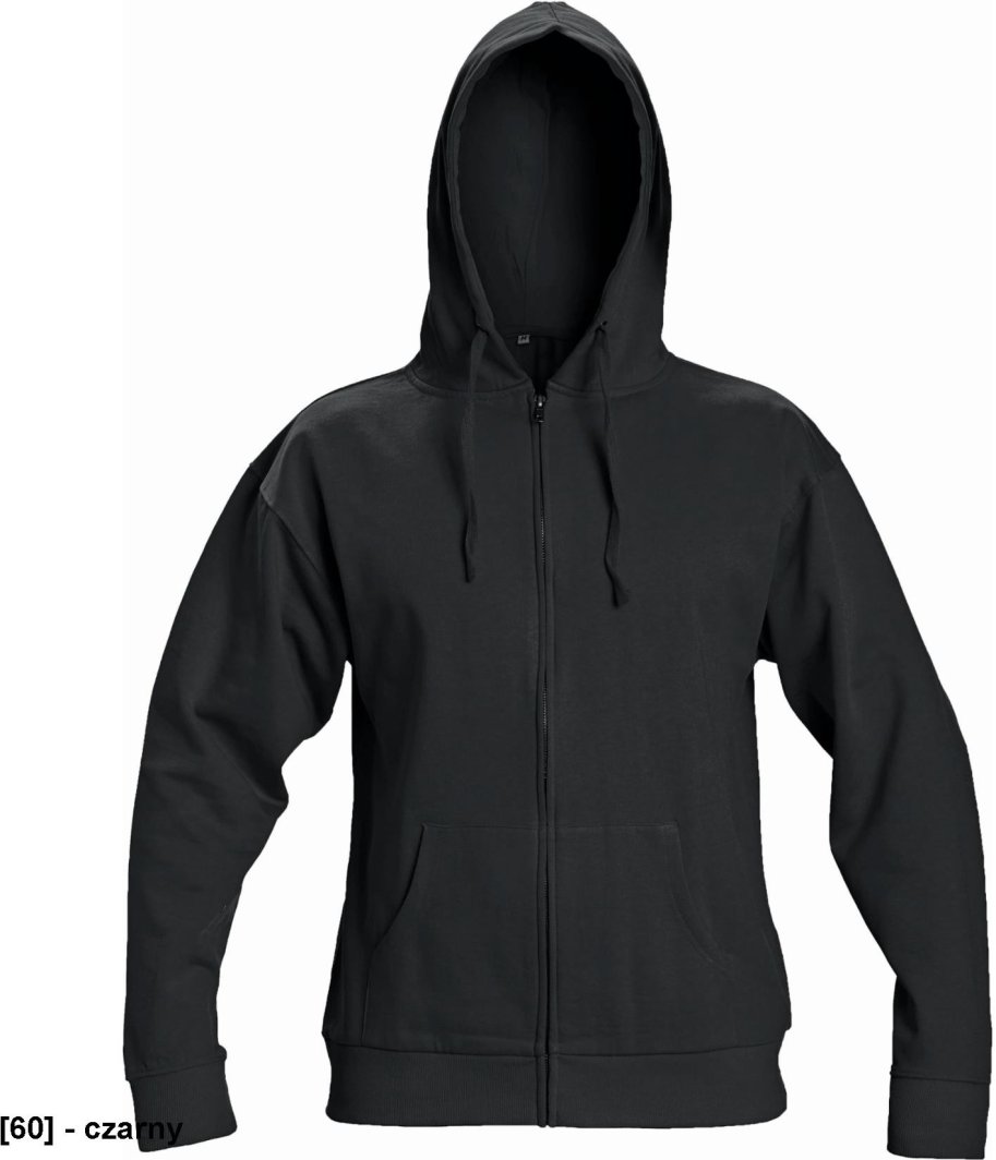 NAGAR - bluza z kapturem ściąganym sznurkiem 80% bawełna, 20% poliester - czarny 3XL 1