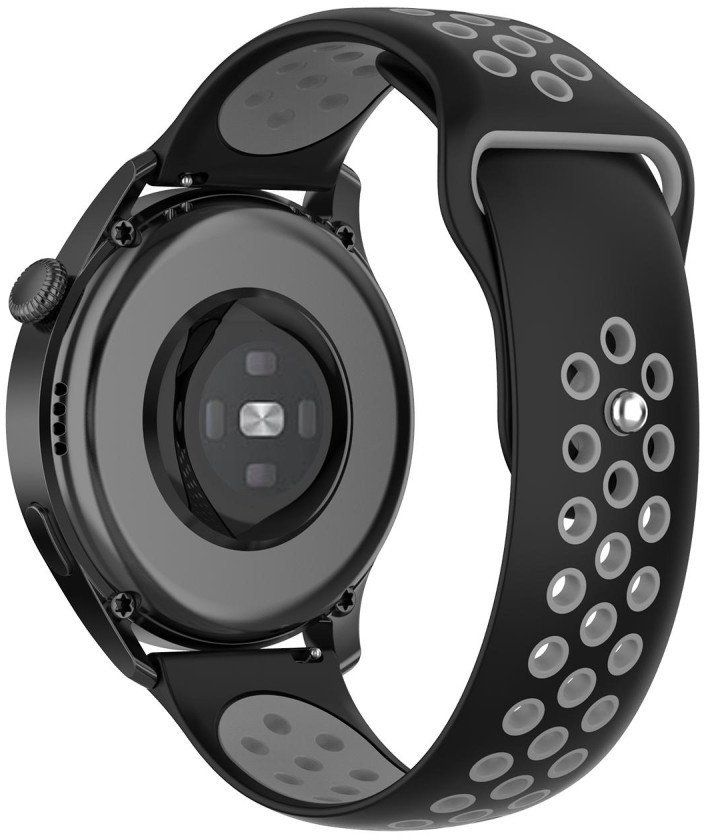 SPORTOWY PASEK SILIKONOWY 20MM DO SMARTWATCHA - WYGODNY, ODDYCHAJĄCY I TRWAŁY (PASUJE M. IN. DO SAMSUNG, HUAWEI, AMAZFIT, GARMIN) 1