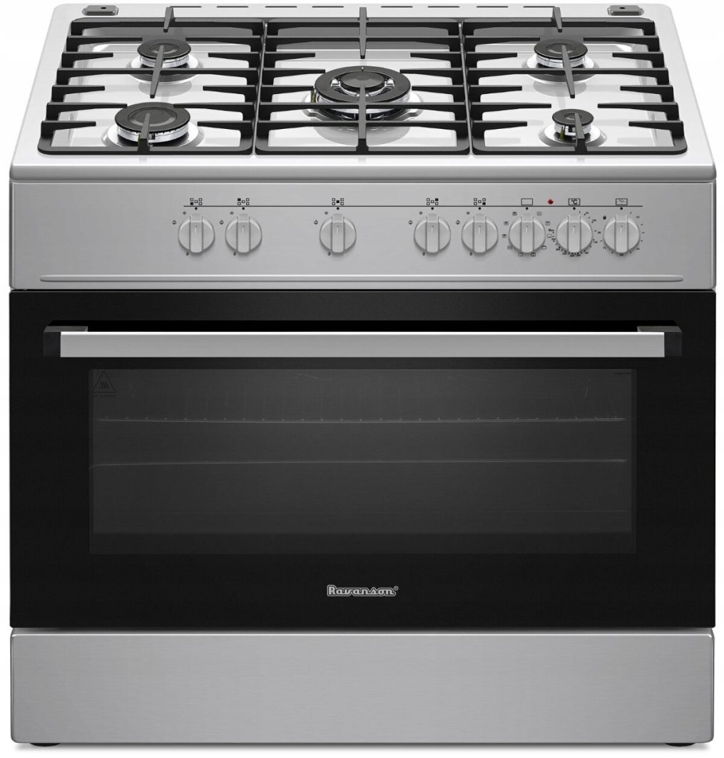 Kuchnia gazowo elektryczna Ravanson KWGE-K90A Cheff (inox) 1